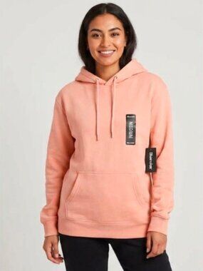 NWT BluenoteS Dusty Rose Pink Fleece Hoodie Sweatshirt Medium M